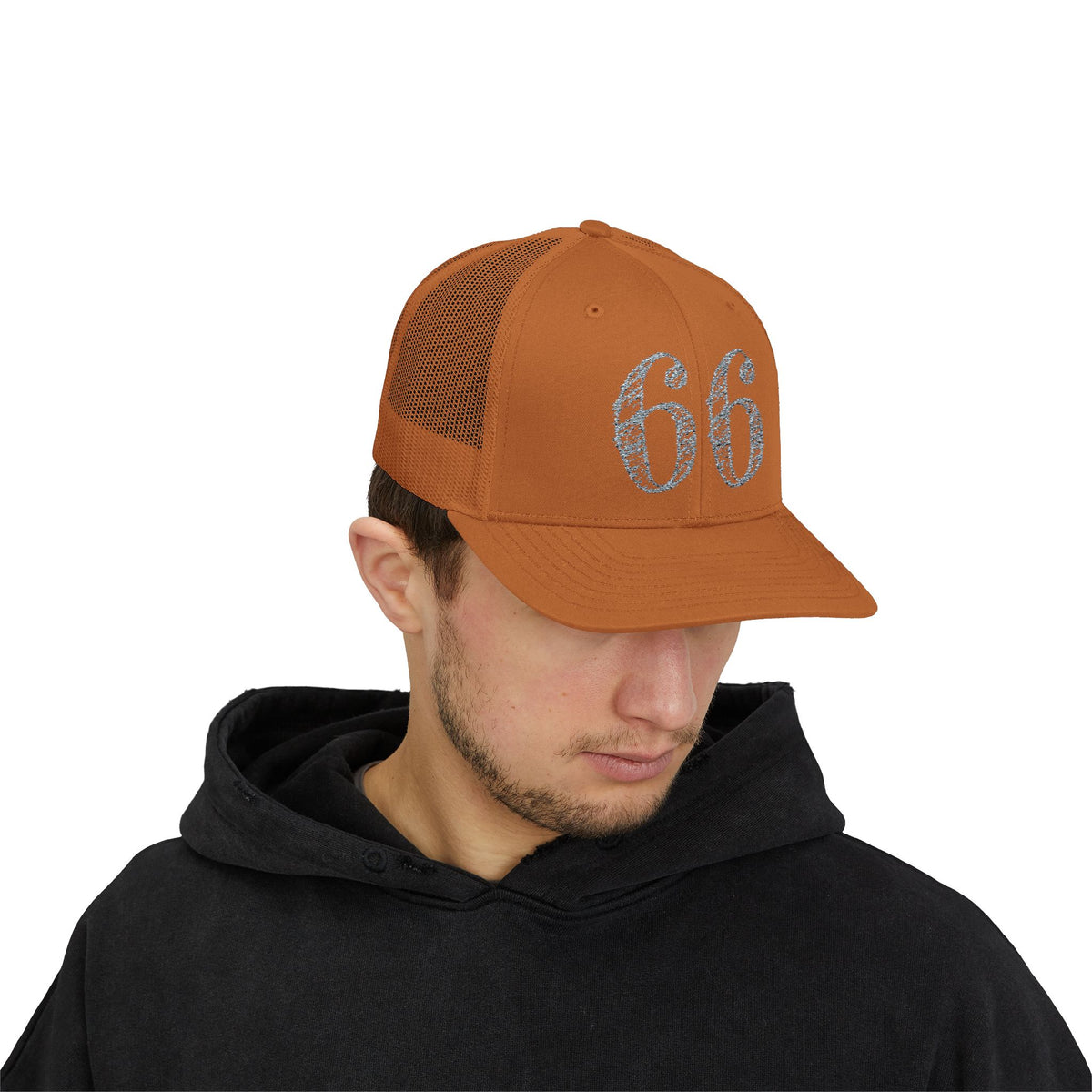 66% Snapback Trucker Hat product view 48 - 66 Percent