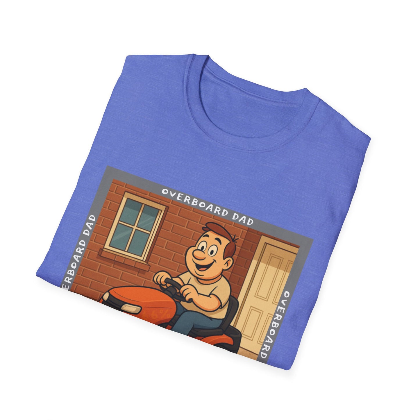 Overboard Dad Mower Cotton Tee - 66 Percent