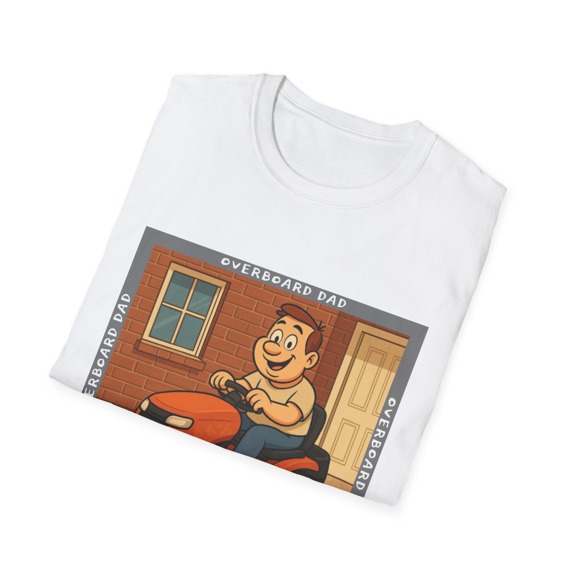 Overboard Dad Mower Cotton Tee - 66 Percent
