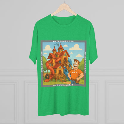 Overboard Dad Playhouse Tri-Blend Tee product view 29 - 66 Percent