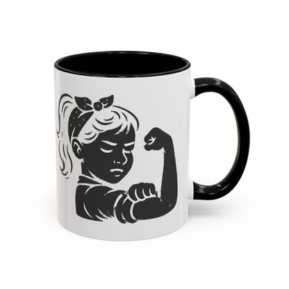 Raising Strong Little Girls Mug - 66 Percent