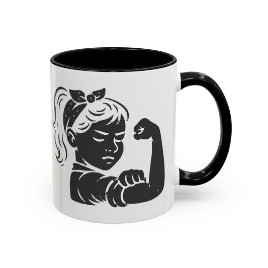 Raising Strong Little Girls Mug - 66 Percent