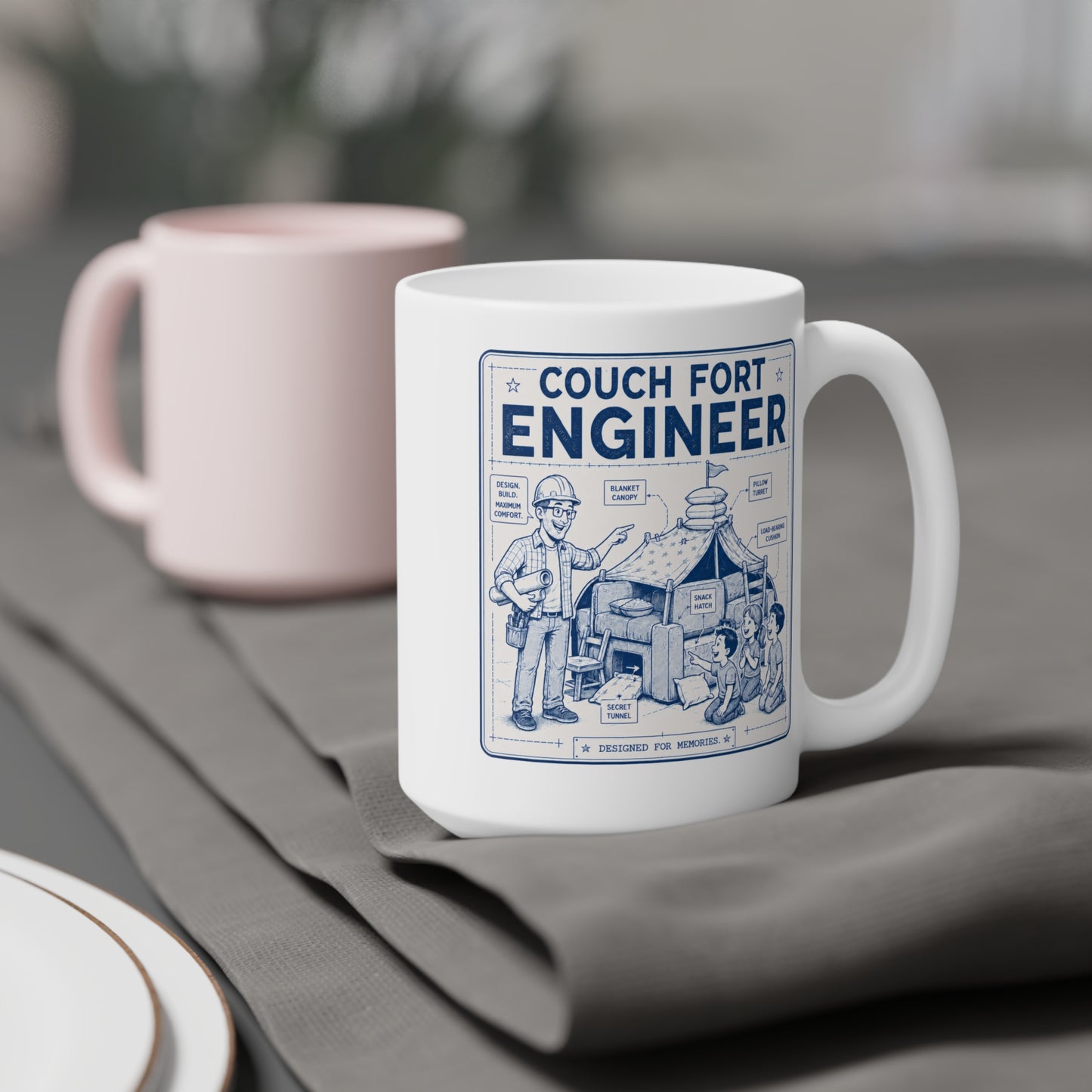 Overboard Dad Fort 66% Mug