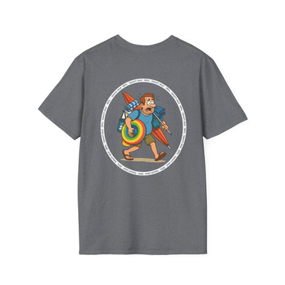 Beach Dad Logo Cotton Tee - 66 Percent