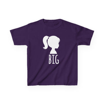 Big Girl kids T-shirt featuring the sibling birth-order design | 66 Percent