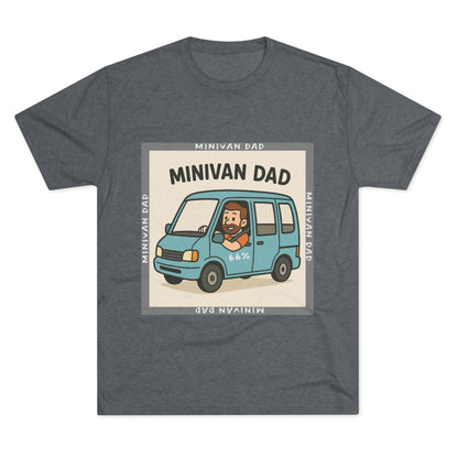 Minivan Dad Tri-Blend T-shirt in Tri-Blend Premium Heather | 66 Percent