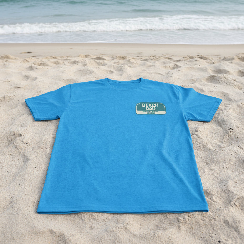 Beach Dad Logo Tri-Blend Tee - 66 Percent