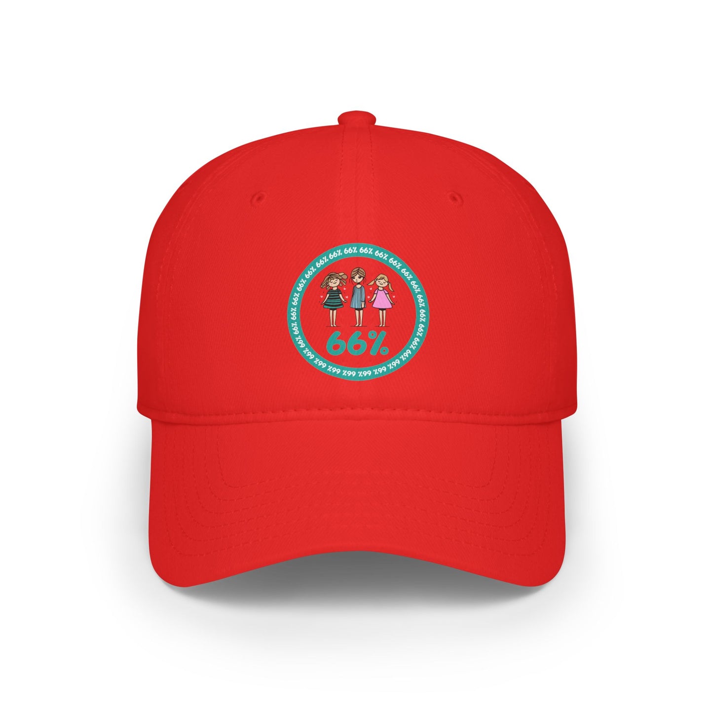 Original Design Improved 66% Fun Low Profile Baseball Cap - 66 Percent