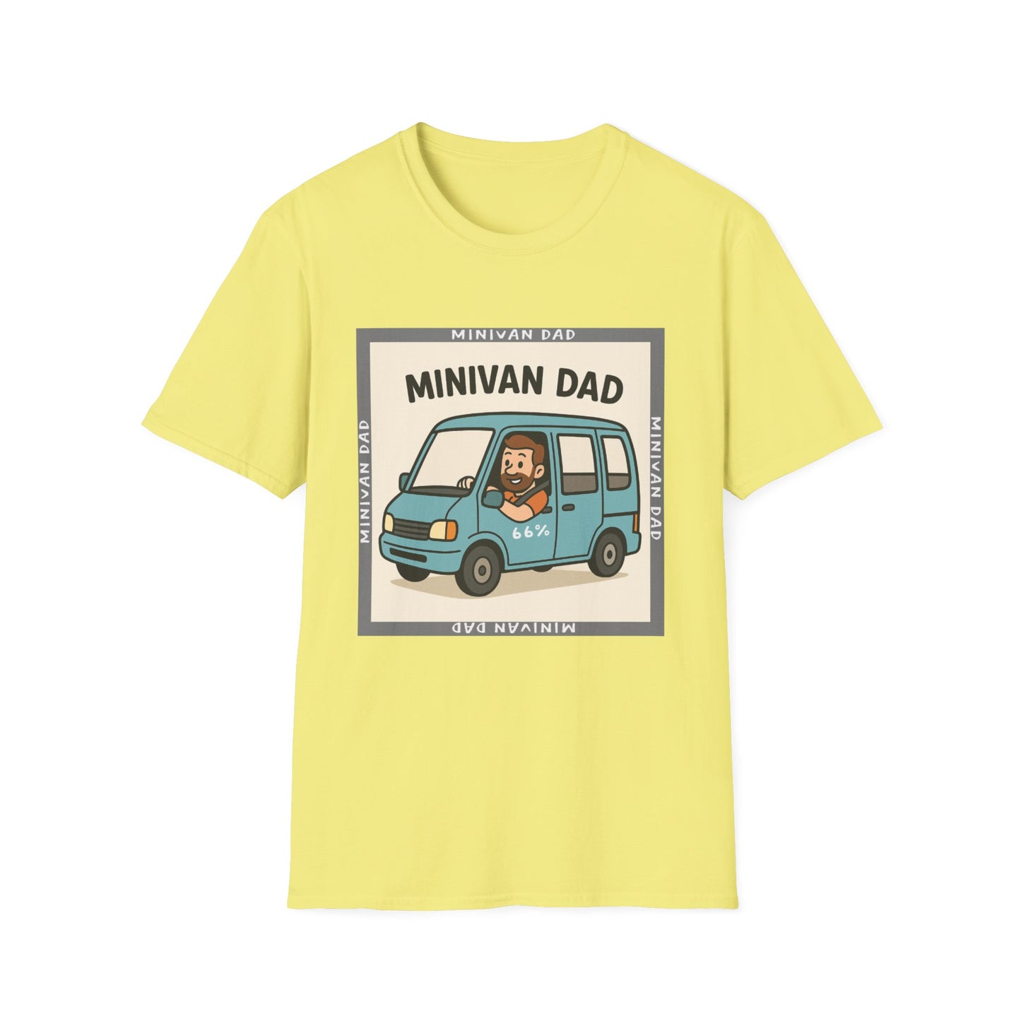Minivan Dad Cotton Tee - 66 Percent