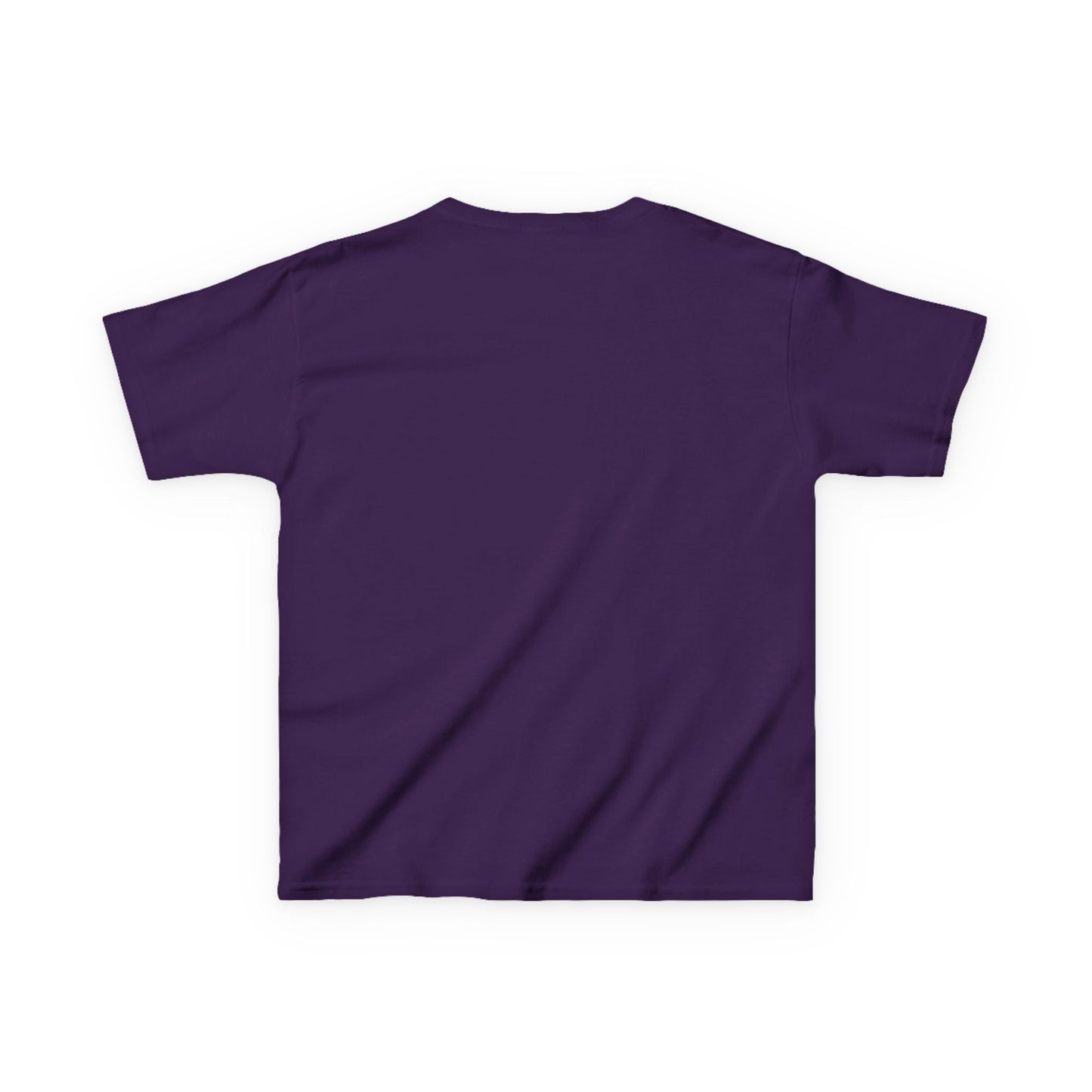 Purple t-shirt on a white background