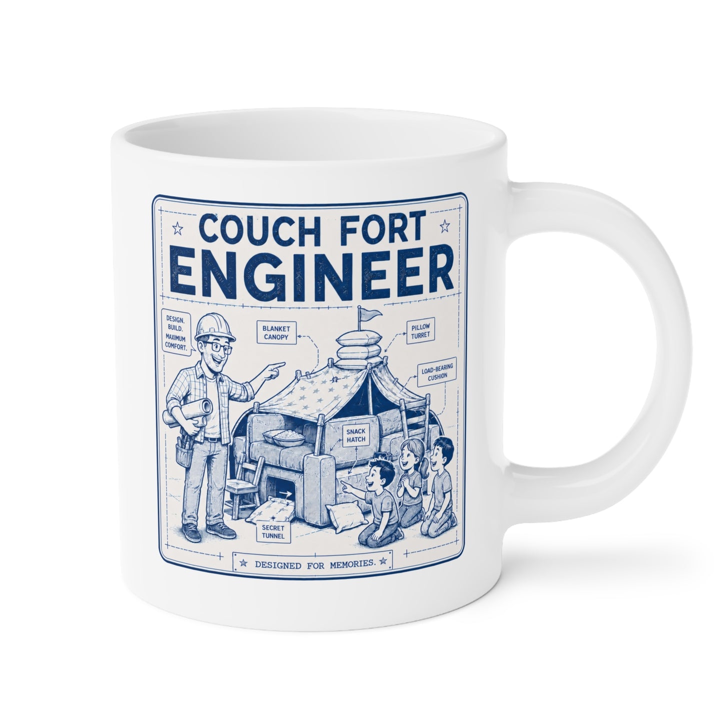 Overboard Dad Fort 66% Mug