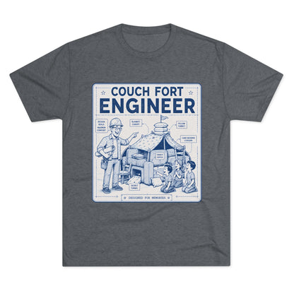 Overboard Dad Fort 66% Tri-Blend Tee