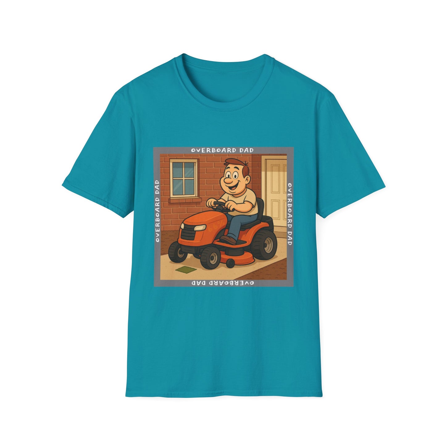 Overboard Dad Mower Cotton Tee - 66 Percent