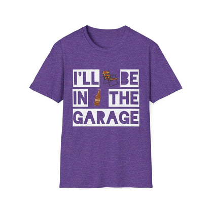 I'll Be In The Garage Cotton Tee - 66 Percent