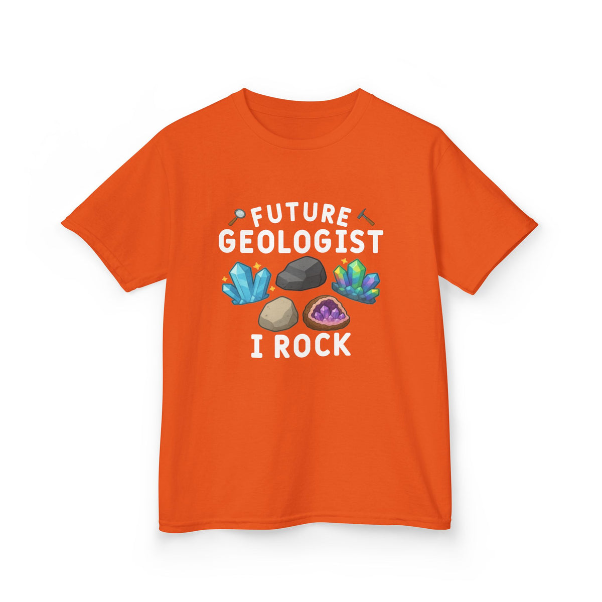 Future Geologist "I ROCK" Kids Tee product view 24 - 66 Percent