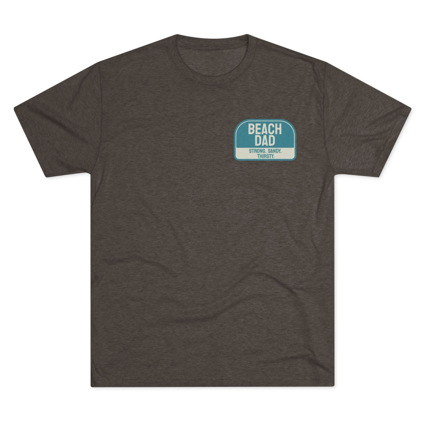 Beach Dad Logo Tri-Blend Tee - 66 Percent