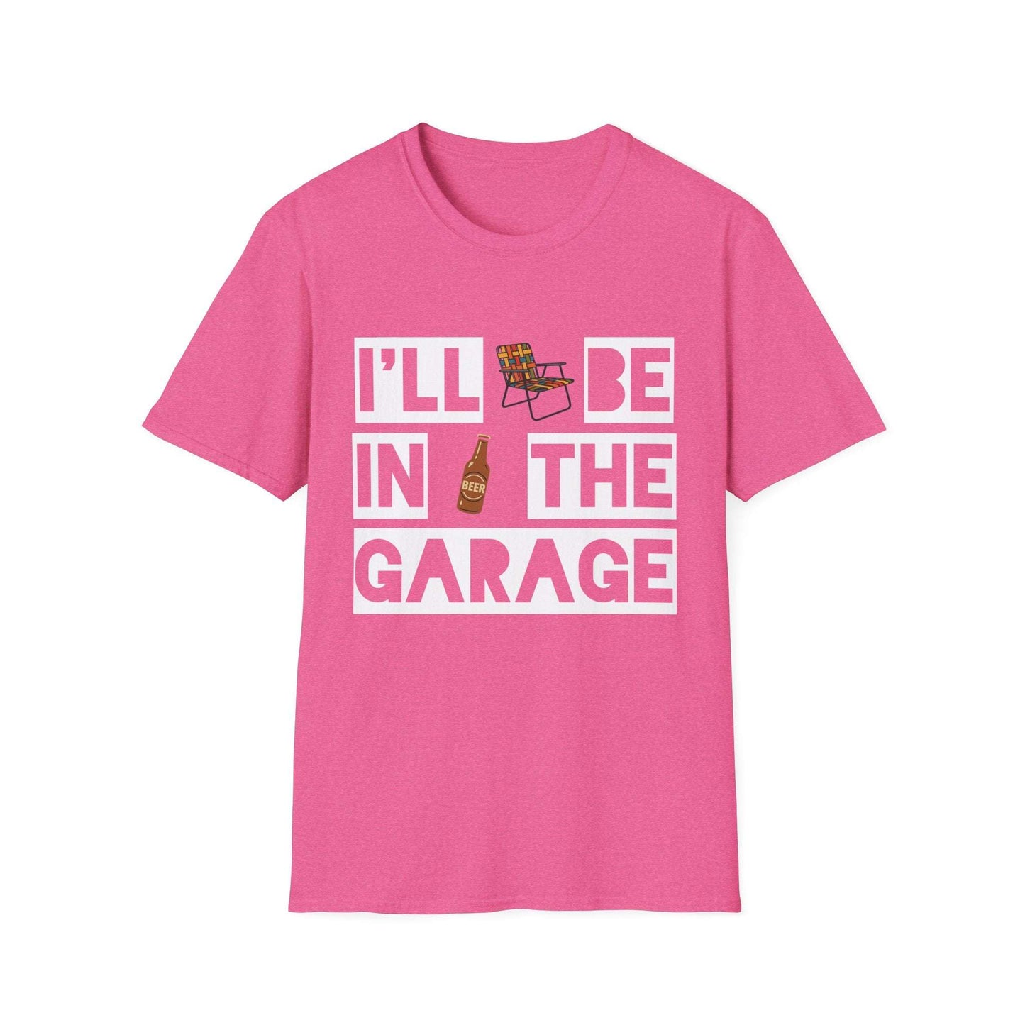 I'll Be In The Garage Cotton Tee - 66 Percent