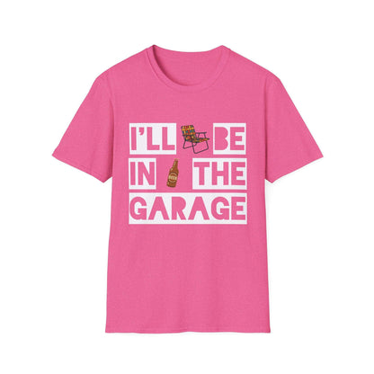 I'll Be In The Garage Cotton Tee - 66 Percent