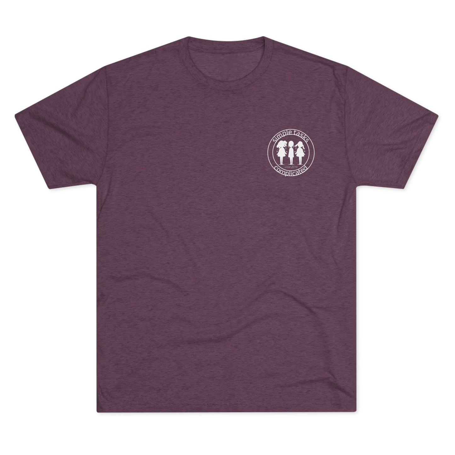 Simple Tasks Complicated Tri-Blend Tee - 66 Percent