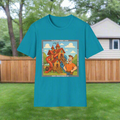 Overboard Dad Playhouse Cotton Tee - 66 Percent