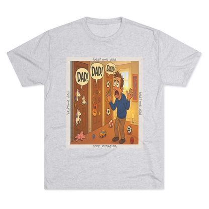 “DAAAD!” on repeat. This 66% tee is for every dad who’s survived the bedtime boss level — barely. Worn out, proud, and still undefeated.