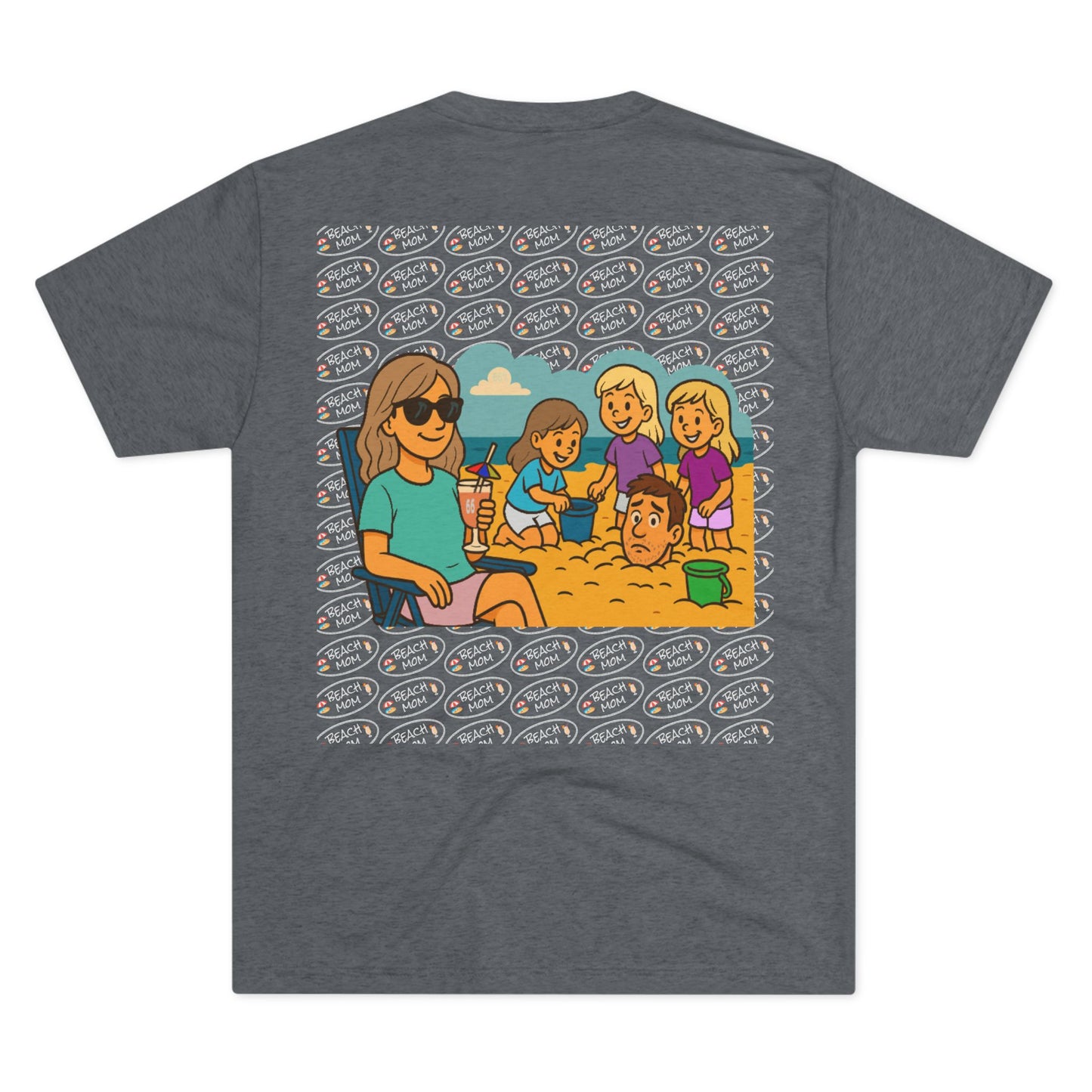 Beach Mom Tri-Blend Tee - 66 Percent