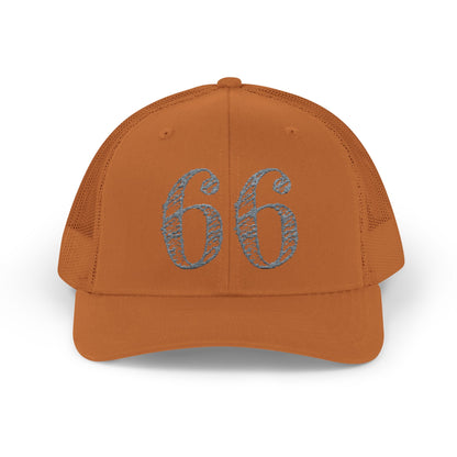 66% Snapback Trucker Hat in Caramel | 66 Percent