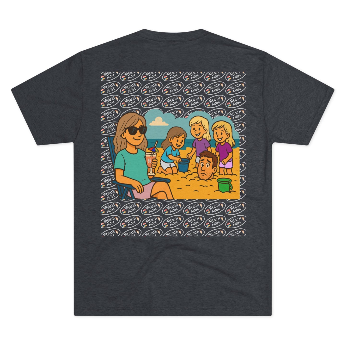 Beach Mom Tri-Blend Tee - 66 Percent