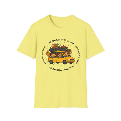 Hooray! The Dump Cotton T-shirt in Cornsilk | 66 Percent