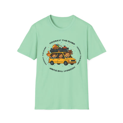 Hooray! The Dump Cotton T-shirt in Mint Green | 66 Percent