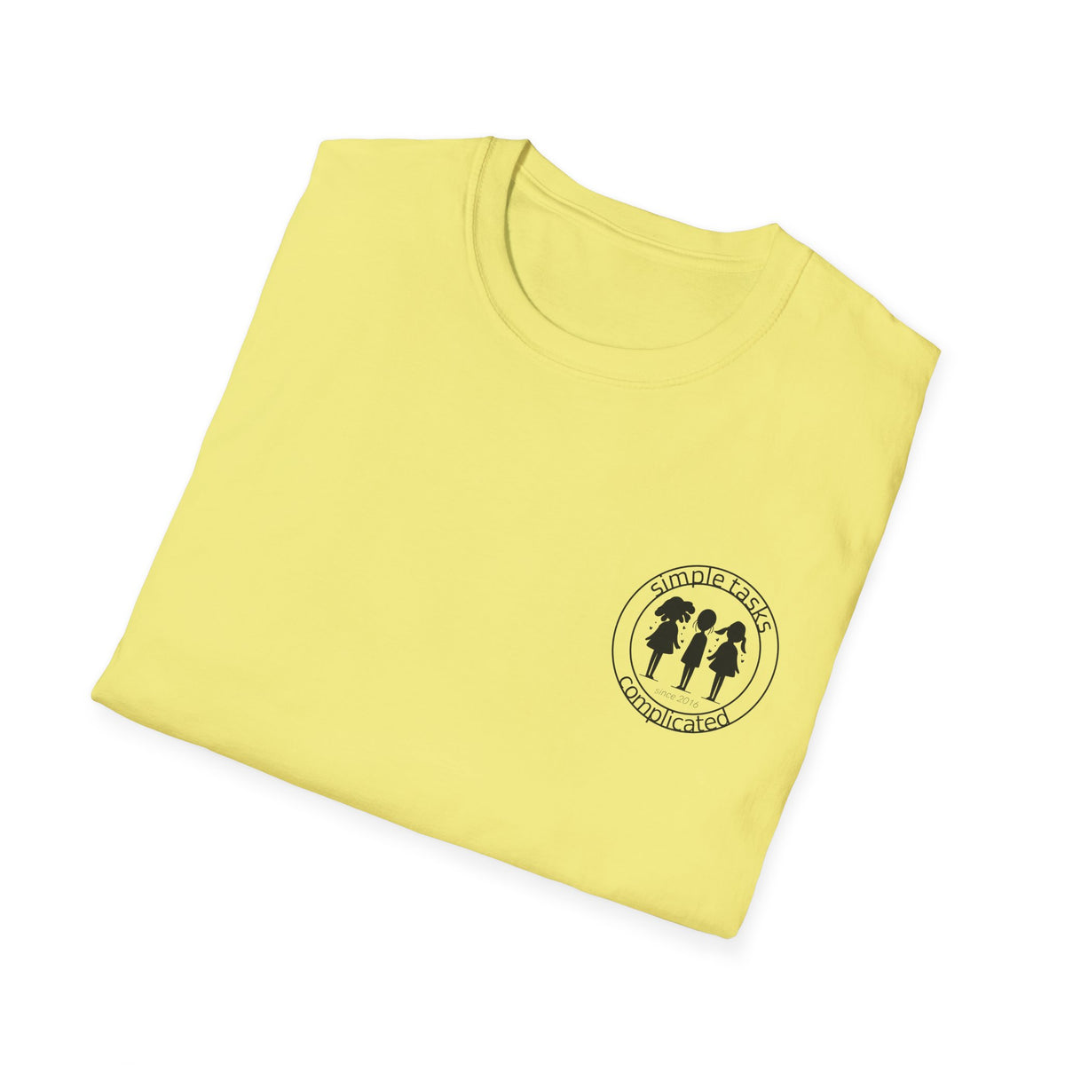 Simple Tasks Complicated - Small Logo Cotton Tee product view 24 - 66 Percent