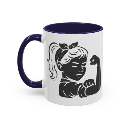 Raising Strong Little Girls Mug - 66 Percent