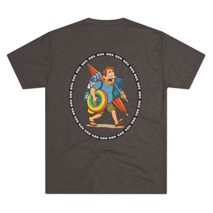 Beach Dad Logo Tri-Blend Tee