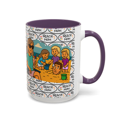 Beach Mom Mug - 66 Percent