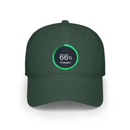 66% Charged Low Profile Baseball Cap - 66 Percent