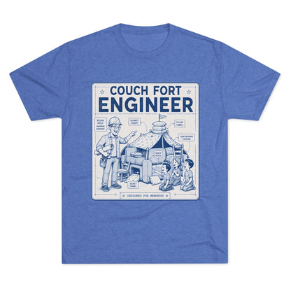 Overboard Dad Fort 66% Tri-Blend Tee