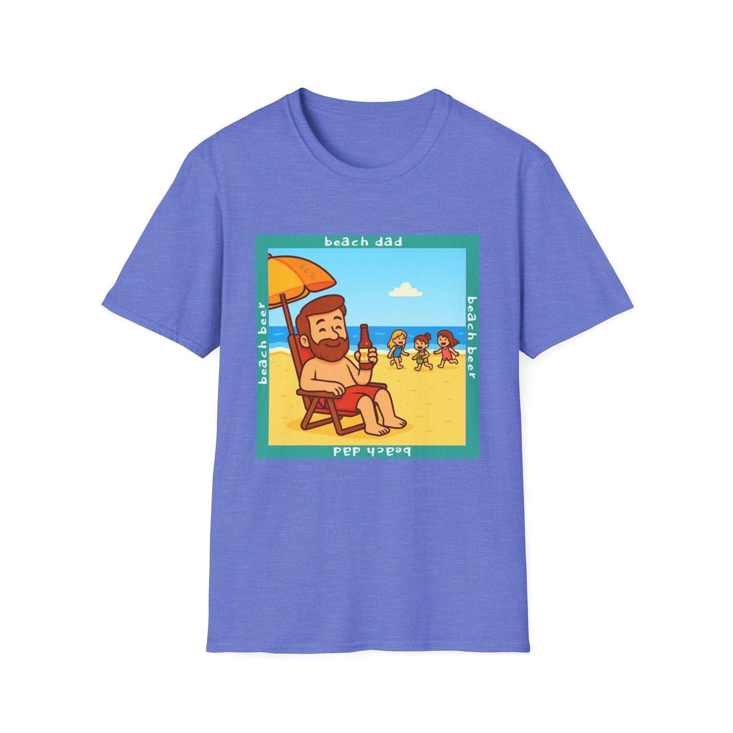 Beach Dad Beach Beer Cotton Tee