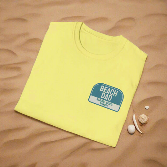 Beach Dad Logo Cotton Tee - 66 Percent