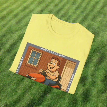 Overboard Dad Mower Cotton Tee - 66 Percent