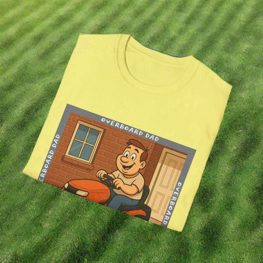 Overboard Dad Mower Cotton Tee - 66 Percent