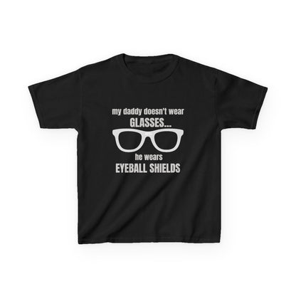 Eyeball Shields Daddy Kids T-shirt in Black | 66 Percent