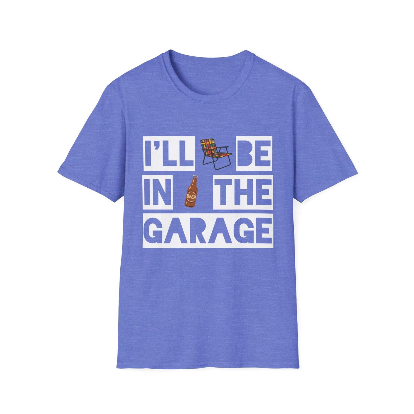 I'll Be In The Garage Cotton Tee - 66 Percent