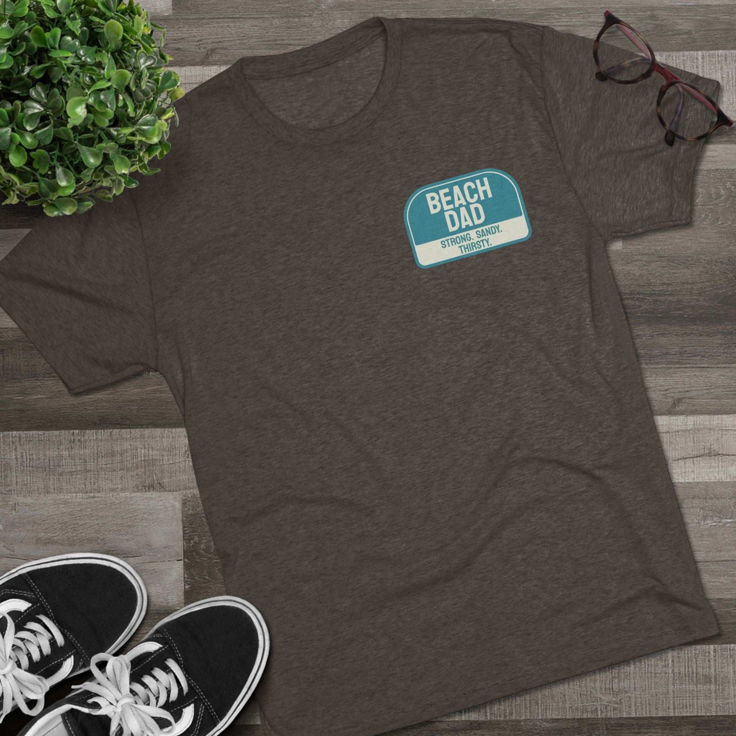 Beach Dad Logo Tri-Blend Tee