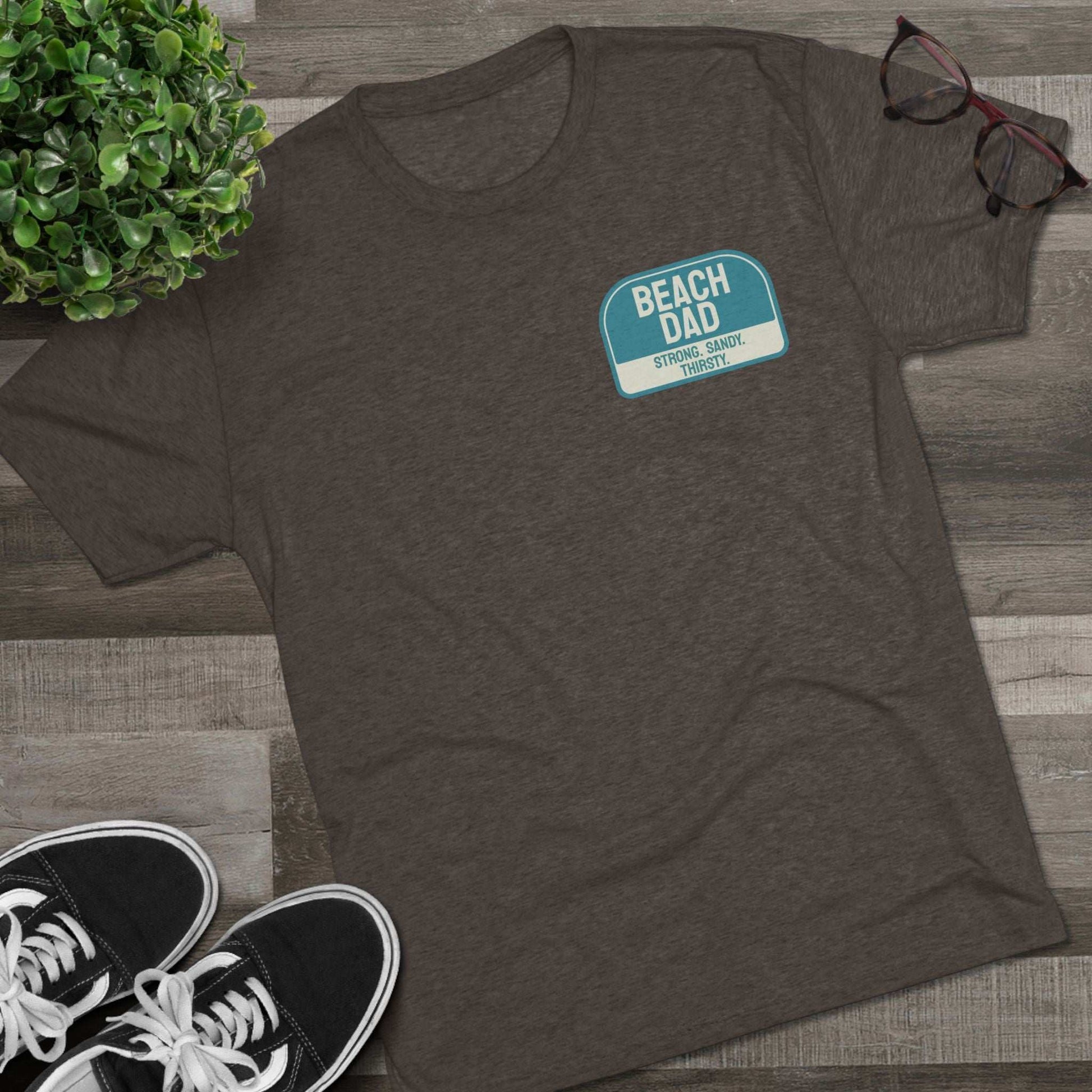 Beach Dad Logo Tri-Blend Tee