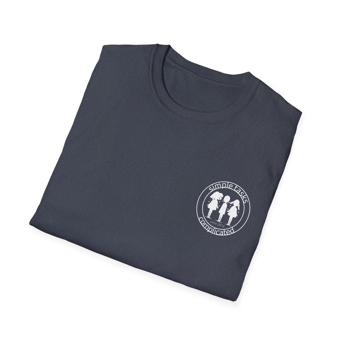 Simple Tasks Complicated - Small Logo Cotton Tee product view 22 - 66 Percent