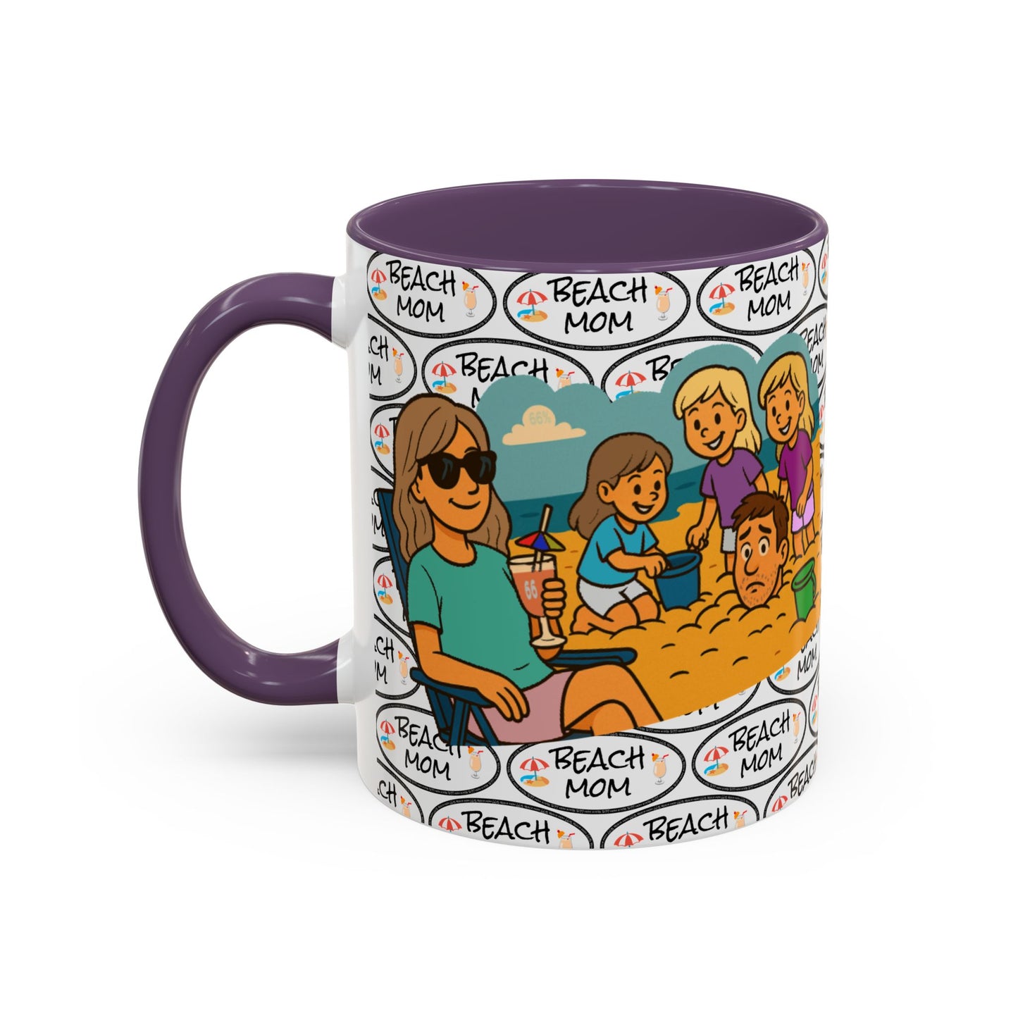 Beach Mom Mug - 66 Percent