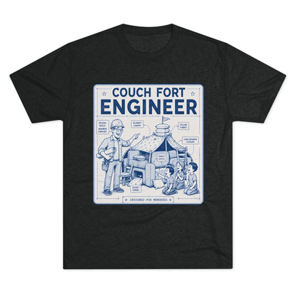 Overboard Dad Fort 66% Tri-Blend Tee
