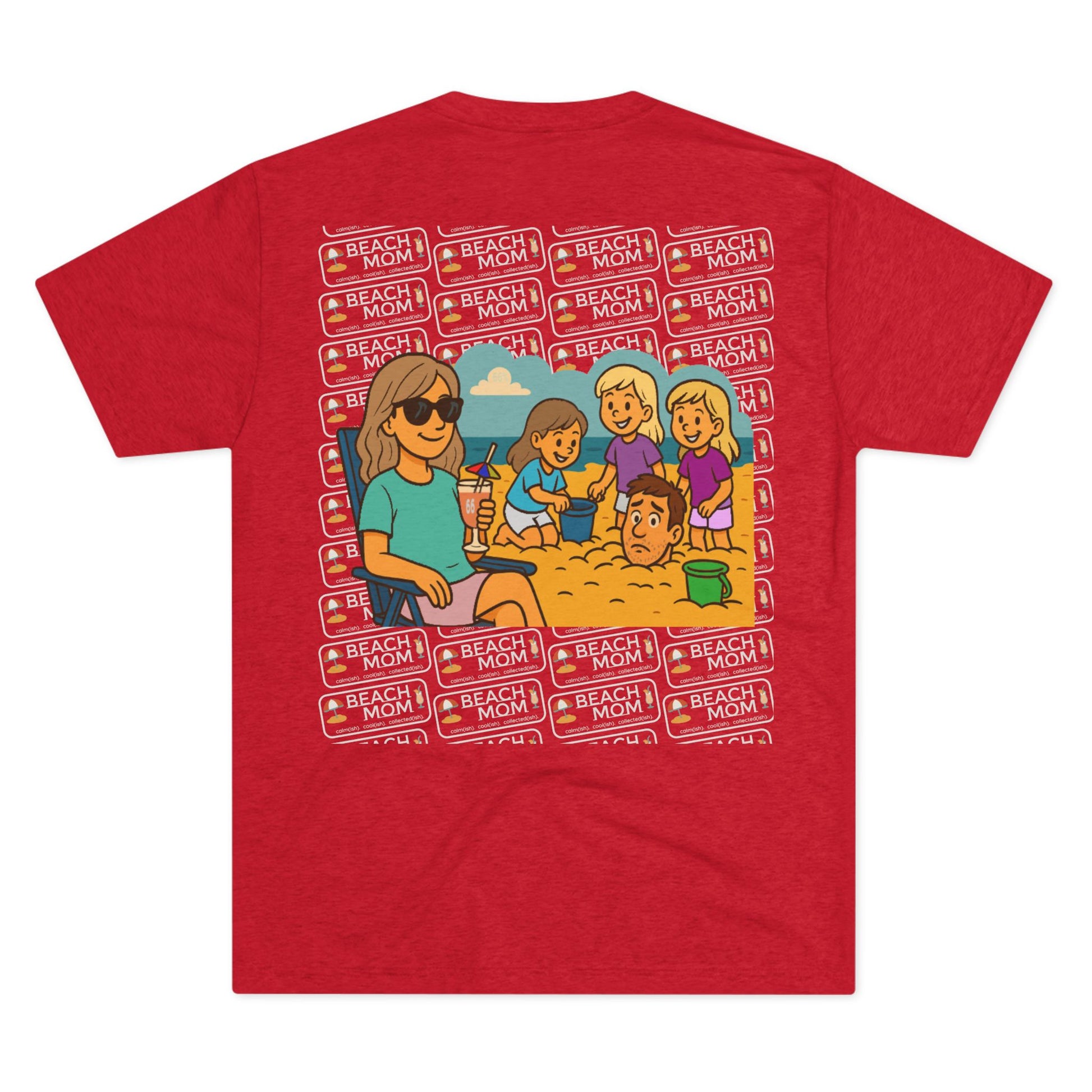 Beach Mom Anthem Tri-Blend Tee - 66 Percent