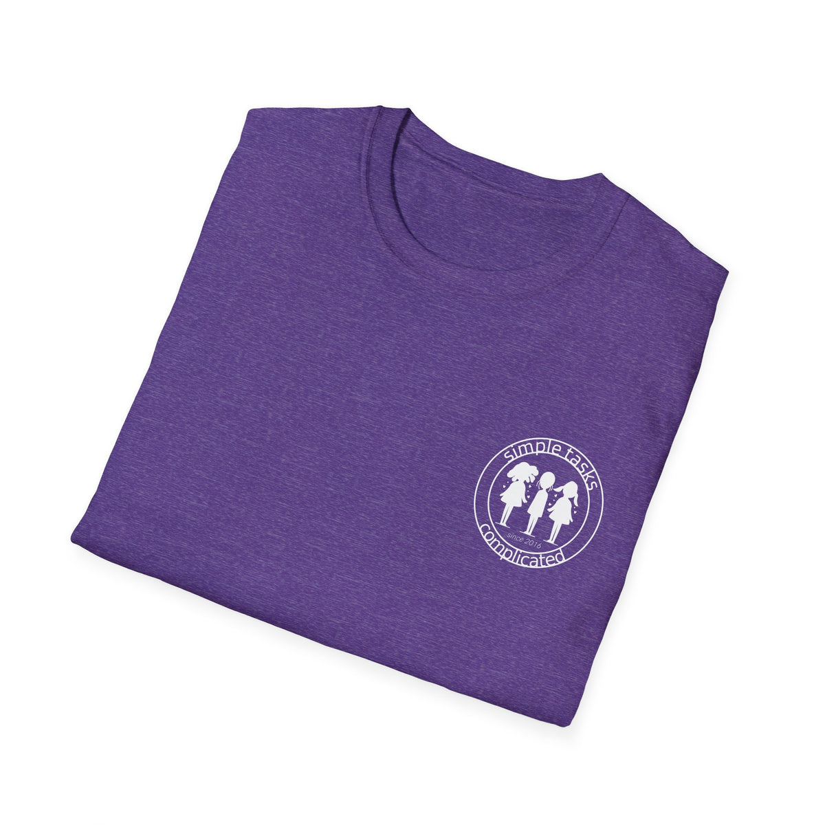 Simple Tasks Complicated - Small Logo Cotton Tee product view 32 - 66 Percent