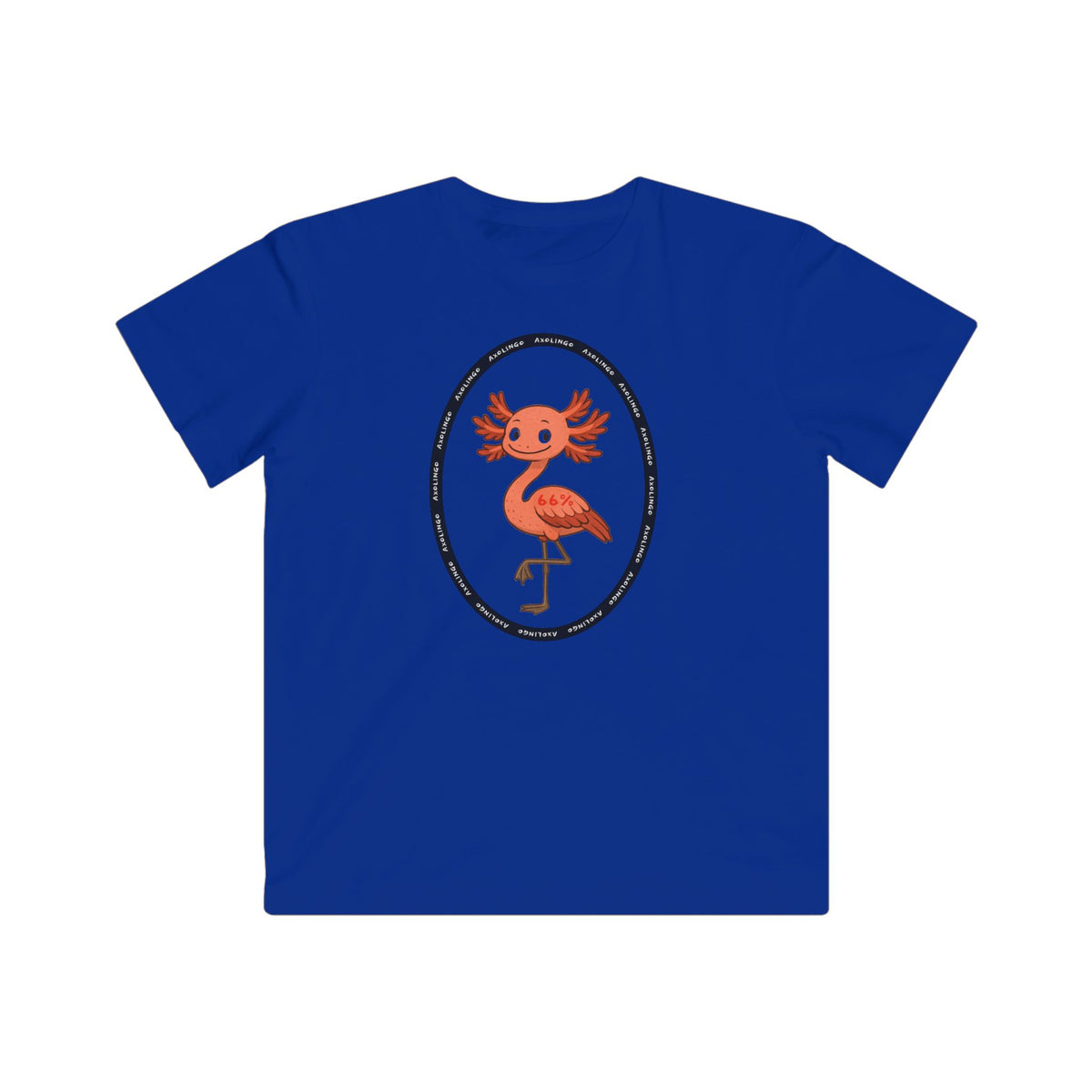 Axolingo Kids T-shirt in Royal | 66 Percent